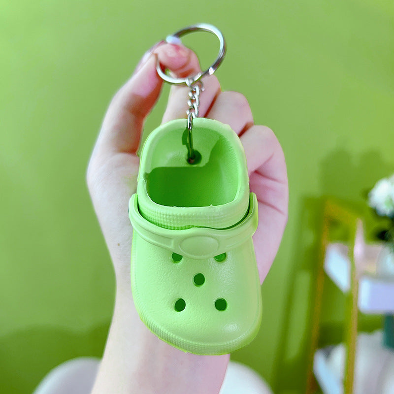 Wholesale Mini Hole Shoes PVC Keychain